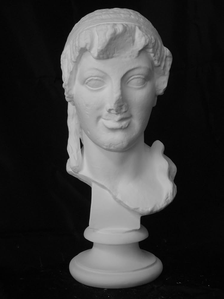 Amazon.co.jp: 石膏像 S－208 アルカイック・スマイル首像 H